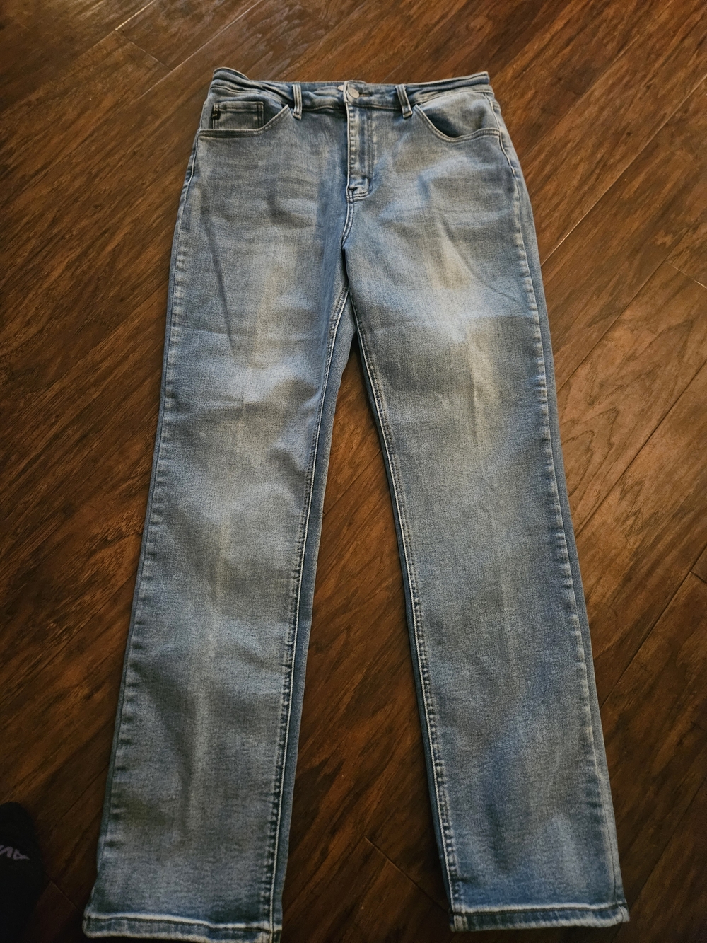 KanCan Light Blue Straight-Leg Women's Jeans 15 31